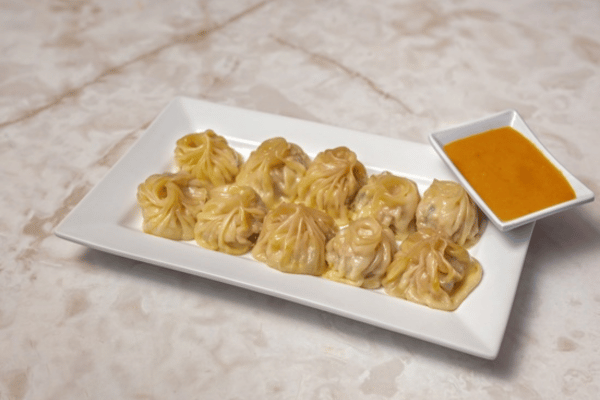Chicken or Veg Momo (Nepalese Dumplings)