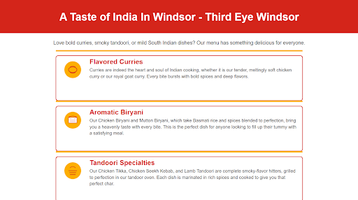 Taste of Indian